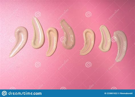 Concealer Foundation Swatches Stock Photo - Image of cosmetics, macro: 233801022