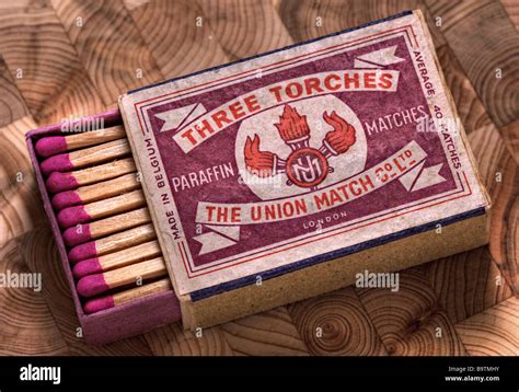 Vintage matchbox from 1960's Stock Photo - Alamy