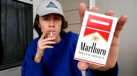 Smoking a Marlboro Red Special Select Cigarette - Review - YouTube