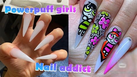 HOW TO DRAW cartoon nail art ! With ACRYLIC PAINT AND GEL POLISH! NAIL ...