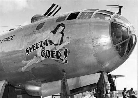 Jet & Prop by FalkeEins: Boeing B-29 Superfortress nose art from the Korean War