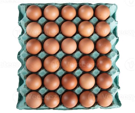 Brown egg carton with transparent background png 39400027 PNG