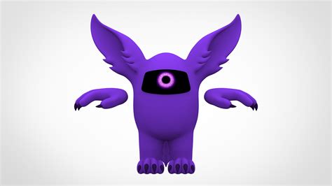 Purple werewolf 3D - TurboSquid 1631537