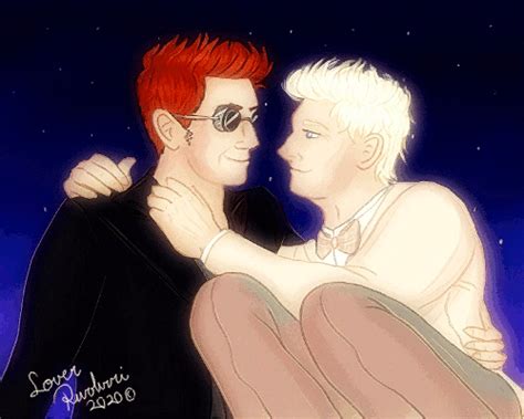 Crowley x Aziraphale by LoverRevolveri on DeviantArt