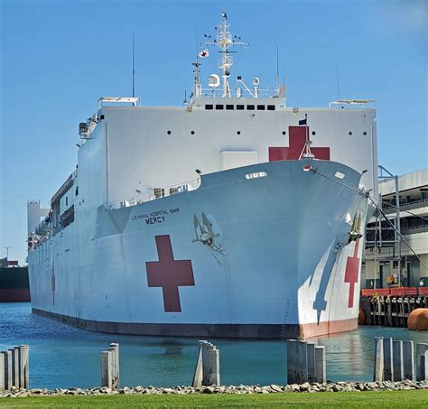 USNS Mercy in Los Angeles Harbor – Steve Garrett Photos