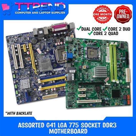 ASSORTED LGA 775 DDR3 G41 Intel MATX Motherboard for Celeron Pentium ...