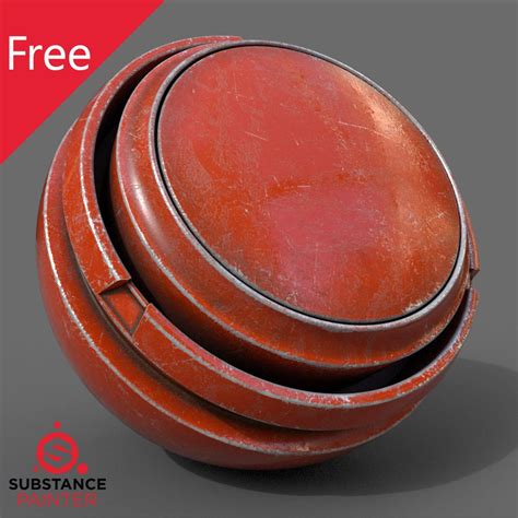 Free Substance painter - Old Paint Metal Smart Material