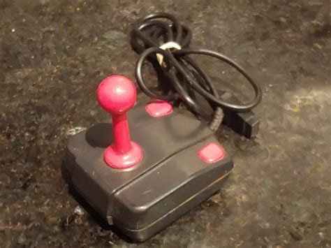 VINTAGE ATARI 2600 Game System Mini Red & Black Joystick Controller w/ 2 Buttons $14.99 - PicClick