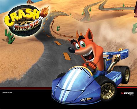 Crash Nitro Kart (2003) promotional art - MobyGames