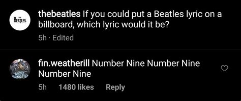 Number nine : r/beatlescirclejerk