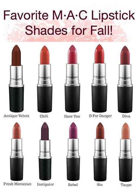 Favorite MAC Lipstick Shades for Fall! - #favorite #lipstick #shades ...