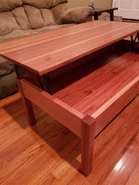 Modern coffee table Coffee table wooden coffee table wood | Etsy Lift Up Coffee Table, Diy ...