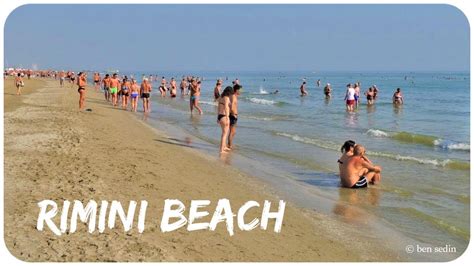 Rimini Beach - Italy - YouTube