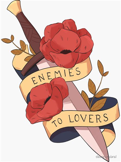 Enemies to lovers - tropes series Sticker by deboracabral | Tattoos for lovers, Lovers pics ...