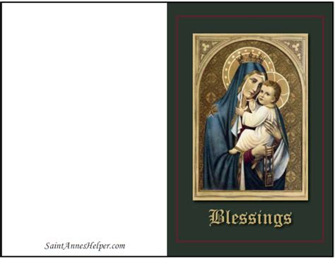 Catholic Christmas Cards ️+ ️ Mother And Child Jesus