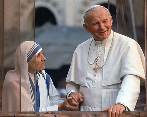 Mother TERESA & Pope JOHN PAUL Candid Vatican Photo | Etsy