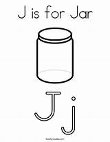 J Is For Jar Coloring Page  Twisty Noodle sketch template