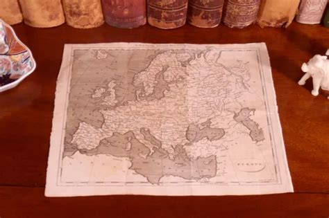 RARE ORIGINAL 1809 Antique World Map EUROPE England Ireland France Germany Italy $368.00 - PicClick