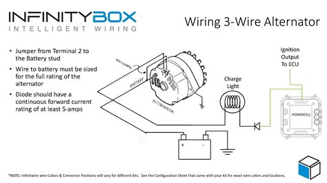 Three Wire Alternator Wiring Diagram Sample - Wiring Diagram Sample