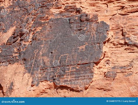 Petroglyphs, Valley Of Fire Royalty-Free Stock Photography | CartoonDealer.com #49315139