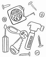 Construction Tools Coloring Pages At GetColoringscom  Free Printable sketch template