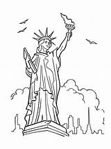 Statue Of Liberty coloring Pages sketch template