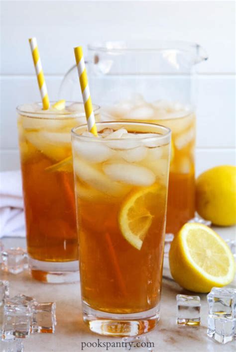 Lemonade iced tea made with sun tea - Pook's Pantry Recipe Blog