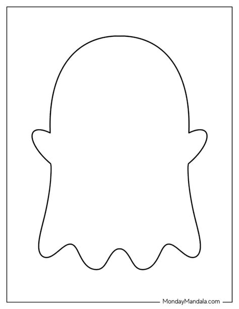 48 Ghost Templates (Free PDF Printables)