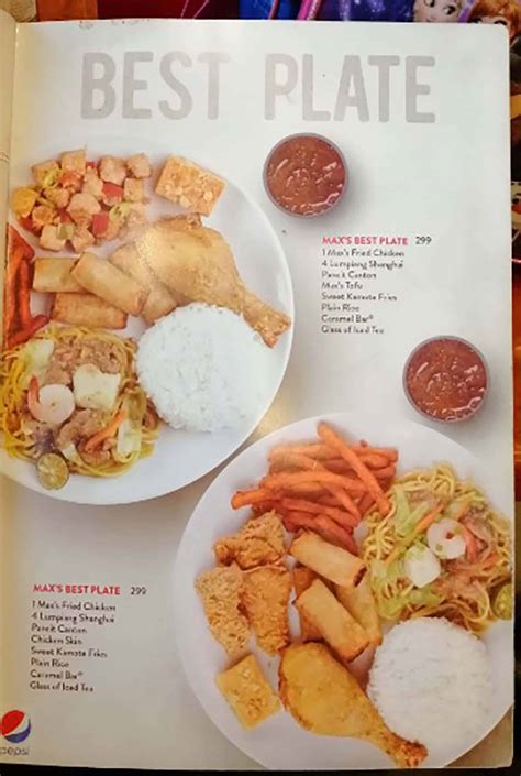 Menu At Max S Fried Chicken Restaurant Pasig | Hot Sex Picture