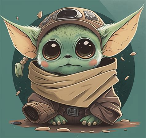 Baby Yoda 6 by Guardiansofthecanvas on DeviantArt