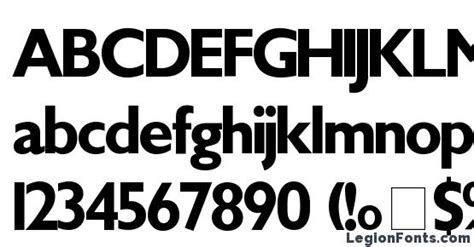 Gill Sans Bold Font Download Free / LegionFonts