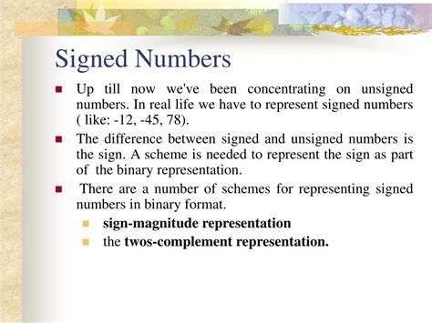 PPT - Signed Numbers PowerPoint Presentation, free download - ID:517161