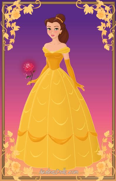 Cartoon yellow dress belle beauty and the beast 438811