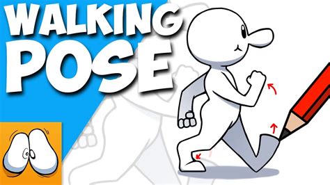 How To Draw A Walking Pose (Easier Than You Think!) - YouTube