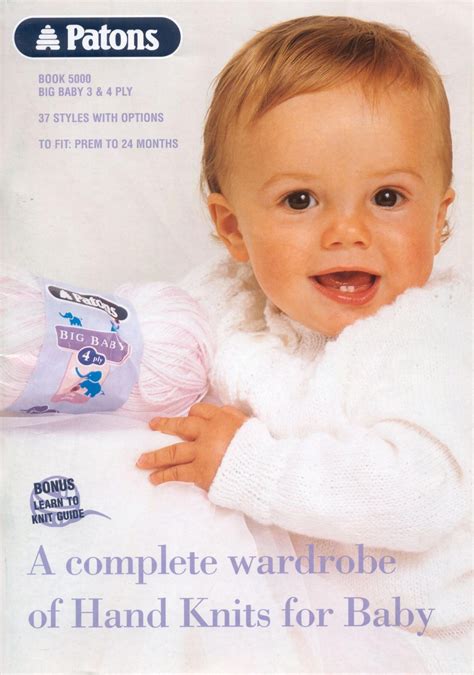 Patons 5000 A Complete Wardrobe of handknits for Baby : Free Download ...