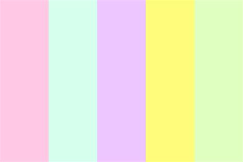 Pastel Summer Beach Color Palette