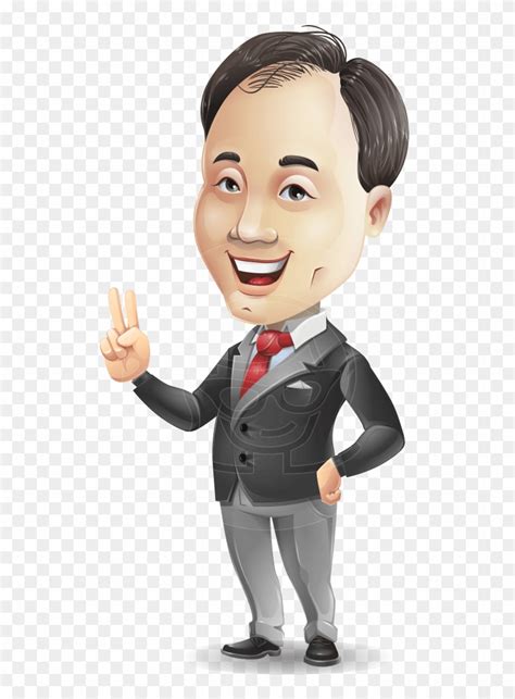 Asian Businessman Cartoon Vector Character - Businessperson, HD Png Download - 957x1060(#3639495 ...