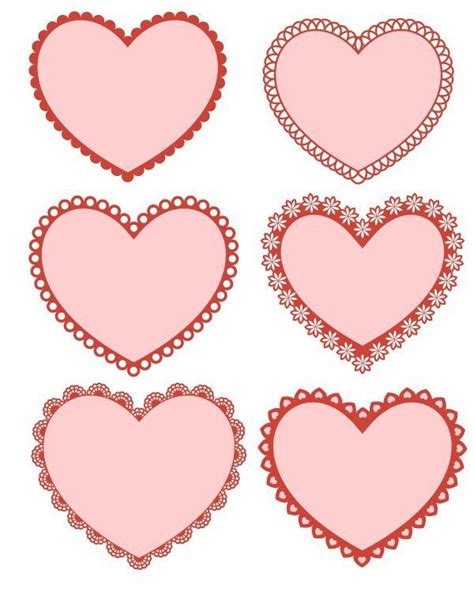 Click HERE to download the free printable pdf. Aren’t these hearts pretty? You can use them for ...