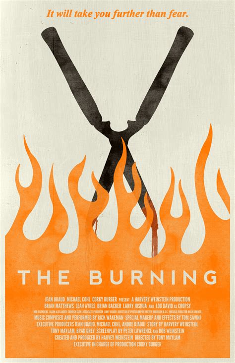 The Burning movie poster | William Henry Design