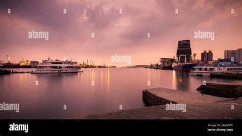 Kaohsiung Harbor, Taiwan Stock Photo - Alamy