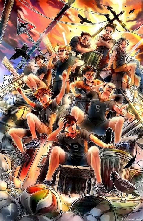 "Haikyuu - Karasuno Team" by shumijin | Redbubble