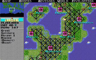 Sid Meier’s Civilization (DOS) - online game | RetroGames.cz