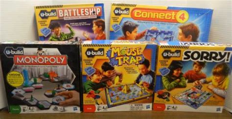 Hasbro's U-Build Line of Board Games: The Complete List and Guide ...