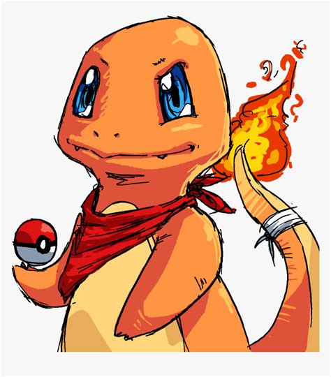 Charmander Fan Art, HD Png Download - kindpng