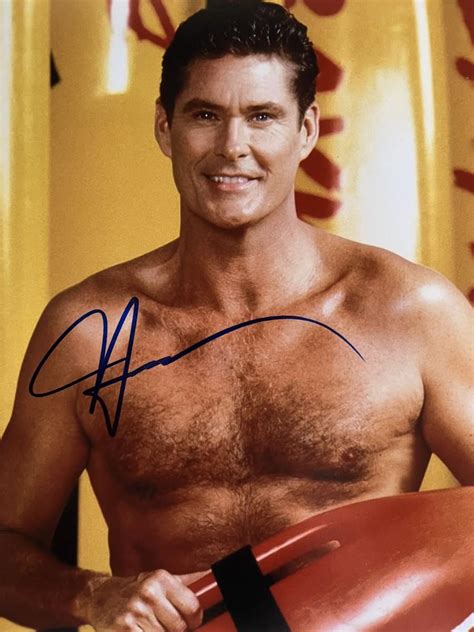 Baywatch David Hasselhoff signed photo | EstateSales.org