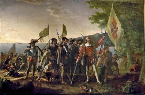 Christopher Columbus landing in Santo Domingo image - Free stock photo - Public Domain photo ...