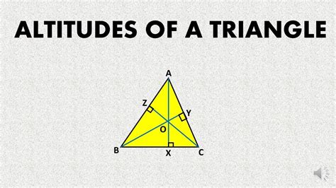 ALTITUDES I ALTITUDES OF A TRIANGLE I WHAT ARE ALTITUDE IN A TRIANGLE I ...