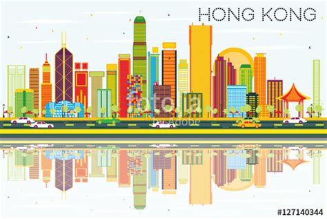 Hong Kong Skyline Sketch at PaintingValley.com | Explore collection of Hong Kong Skyline Sketch