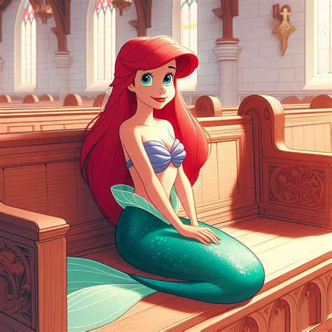 Ariel at church by FloodUnversed on DeviantArt