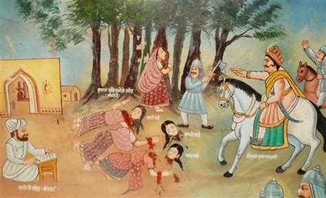 the self-sacrifice of Amrita Devi and her three daughters in 1730 CE | Tree hugger, Huggers ...